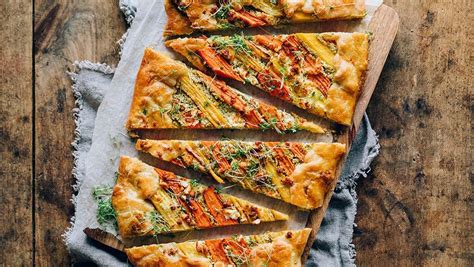 Carrot Tart Recipe With Herb Feta Cream Ricola