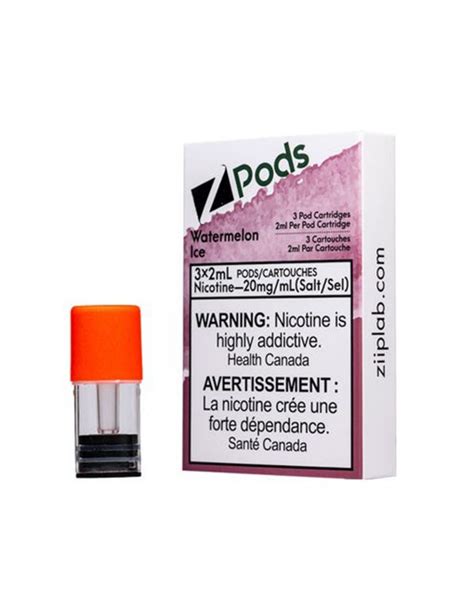 Watermelon Ice ZIIP Pods 3 Pack S Compatible Vape Pods