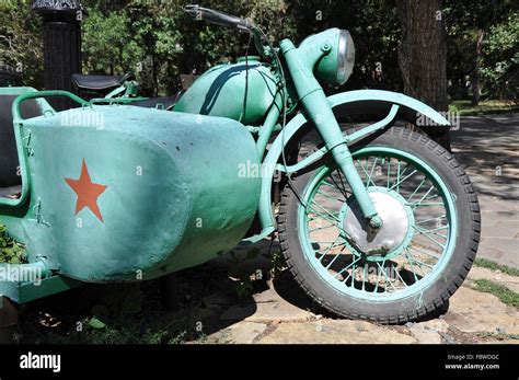 Old Military Motorcycle Stock Photo Alamy