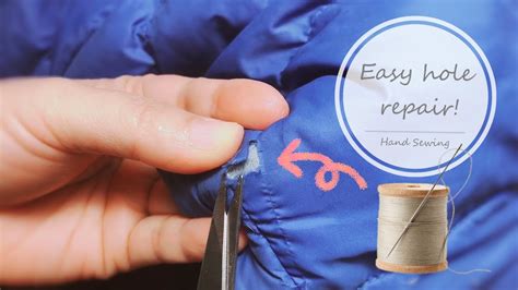 How To Repair A Hole By Hand Sewing For Beginners How To Mend Torn L