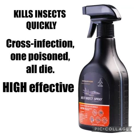 Anti Ant Bedbugs Killer Spray Cockroach Killer Insects Spray Ml