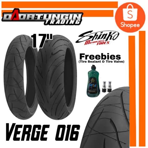 Shinko Tires Verge Tubeless Shopee Philippines