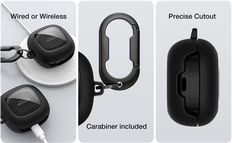 SURITCH Custodia Trasparente Compatibile Con Samsung Galaxy Buds 2 Buds