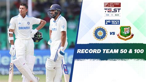 Watch India Vs Bangladesh 2nd Test India Break Record For Fastest