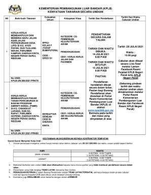 Fillable Online Kinta Pdf Kementerian Pembangunan Luar Bandar Fax