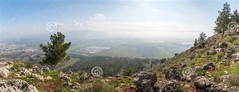 View of the Sunrise from the Mount Precipice Near Nazareth on the ...