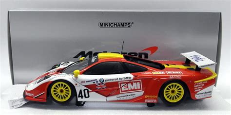 Minichamps 1 18 Scale Diecast 530 133840 Mclaren F1 Gtr Gulf Team Davidoff — R M Toys Ltd