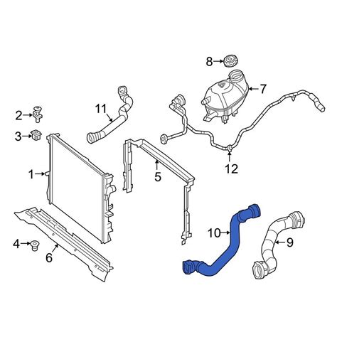 Mercedes Benz Oe Lower Radiator Coolant Hose