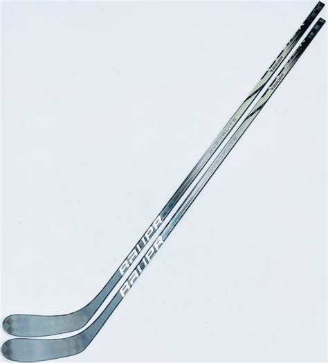 New 2 Pack Custom Silver Bauer Vapor Hyperlite 2 Adv Build Hockey