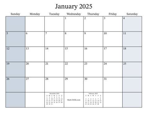 Fillable 2025 Monthly Calendar