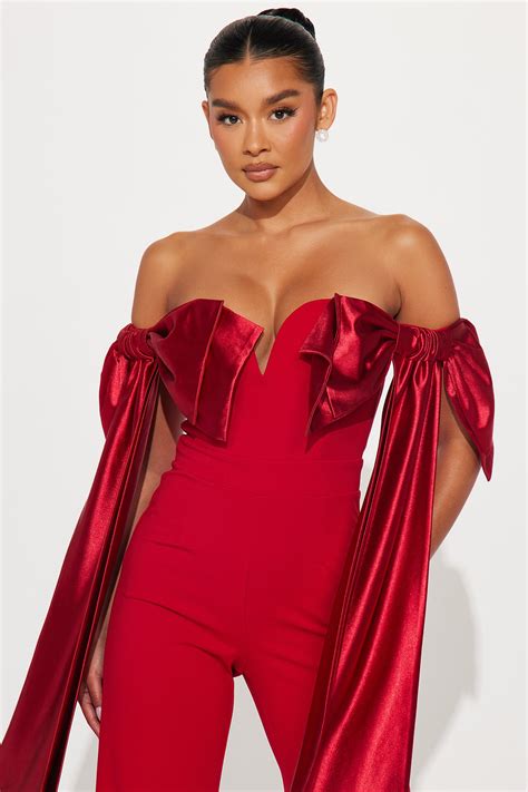 Hope You Miss Me Jumpsuit - Red | Fashion Nova