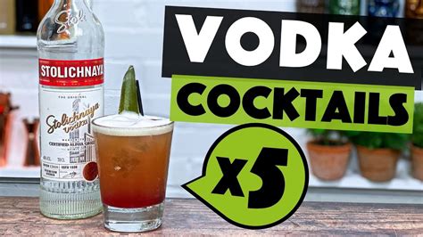 5 Easy Vodka Cocktails You Can Make At Home The Busy Mom Blog