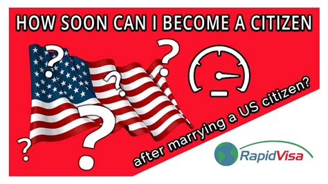 how long to become american citizen after marriage