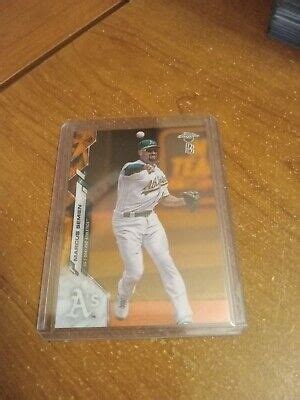 Topps Chrome Ben Baller Marcus Semien Orange Refractor As Ebay