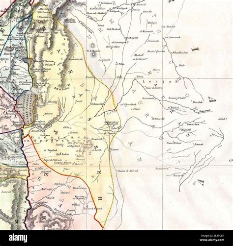 Manasseh 2 1852 Philip Map Of Palestine Israel Holy Land