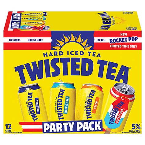 Twisted Tea Hard Iced Tea Party Pack Variety Pack Ea Malt