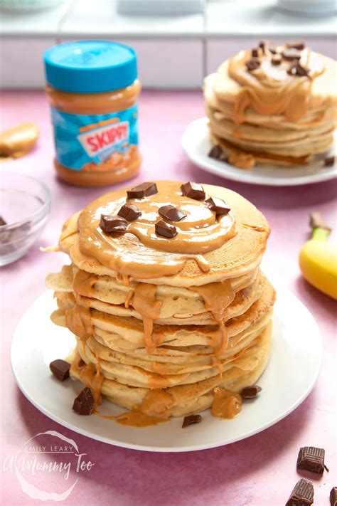 Vegan Peanut Butter Banana Pancakes A Mummy Too