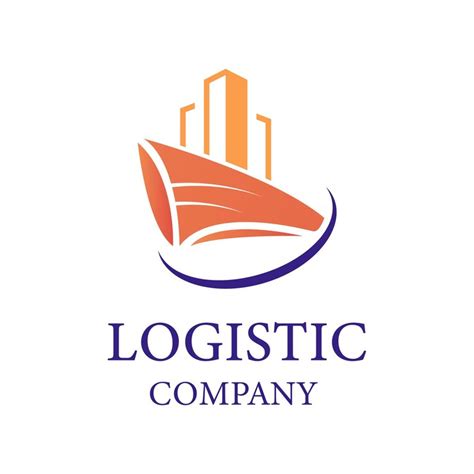 premium vector ship logistics  ship express delivery company logo
