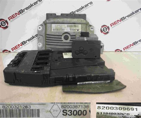 Renault Megane 2002 2008 1 6 16v ECU SET UCH BCM 20 Key Card Store