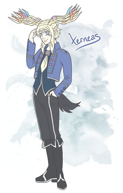 Xerneas Gijinka By Raineyj Pokemon Gijinka Anthro Furry Anime