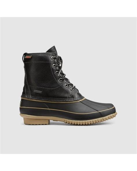 G H Bass And Co Duclair Waterproof Duck Boot In Black For Men Lyst Canada