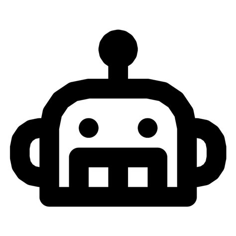 Robot Line Vector SVG Icon SVG Repo