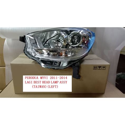 PERODUA MYVI 2011 2014 LAGI BEST HEAD LAMP ASSY TAIWAN LEFT