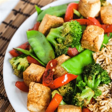 Tofu Stir Fry With Brown Rice