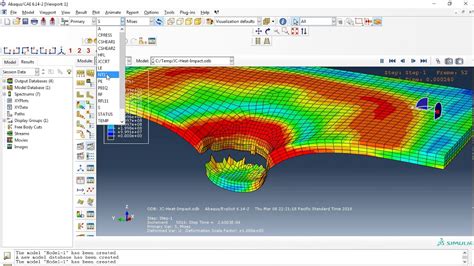 Simulation And Analysis Of Ballistic Impact In ABAQUS Thermal Analysis