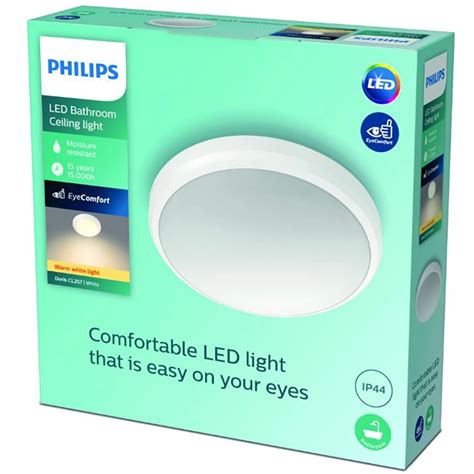 Philips LED Deckenleuchte Doris 6 W 2700 K IP44 Weiß kaufen bei OBI