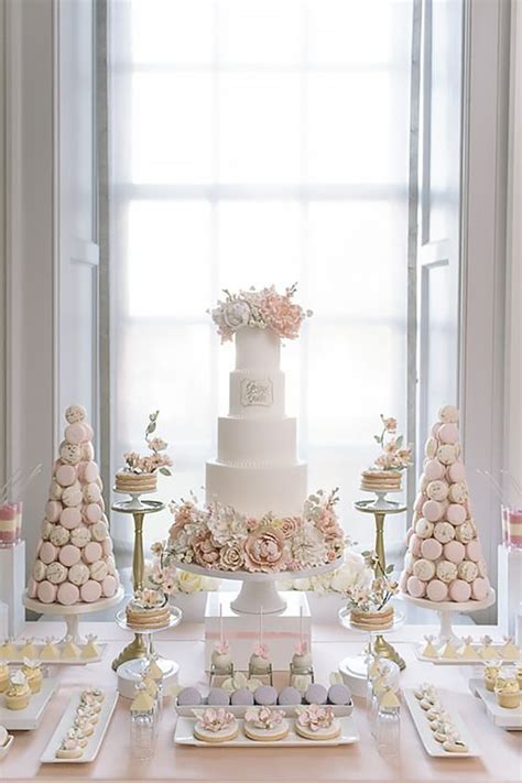 15 Easy Dessert Table Displays To Really Wow Your Wedding Guests