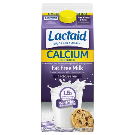 Save on Lactaid Lactose Free Calcium Enriched Fat Free Milk Order Online Delivery | Stop & Shop