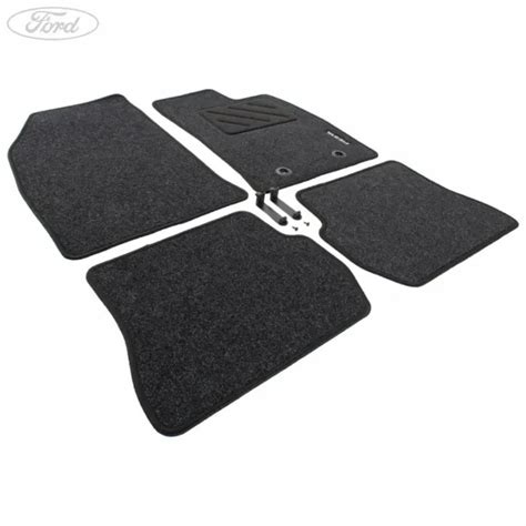 Genuine Ford Fiesta Mk Front Rear Carpet Floor Mats Black