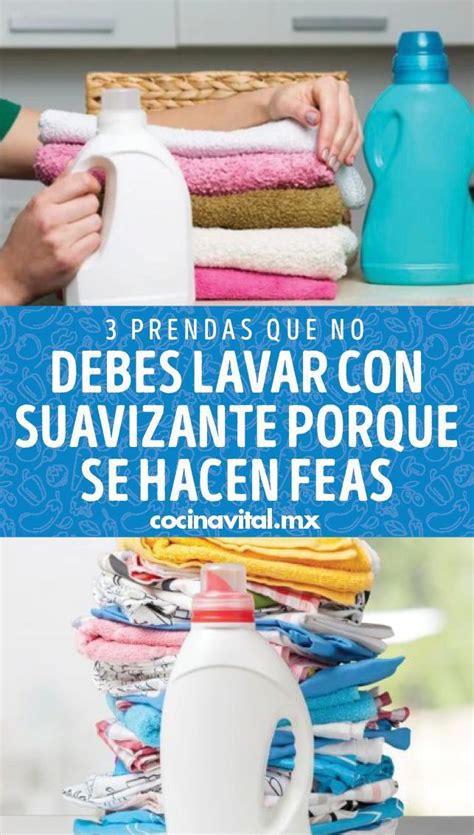 Prendas Que No Debes Lavar Con Suavizante Porque Se Hacen Feas Como