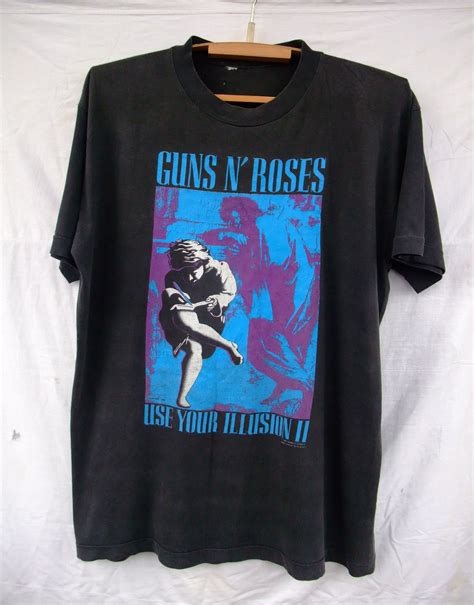 Vintage T Shirt Guns N Roses Tour Get In The Ring By