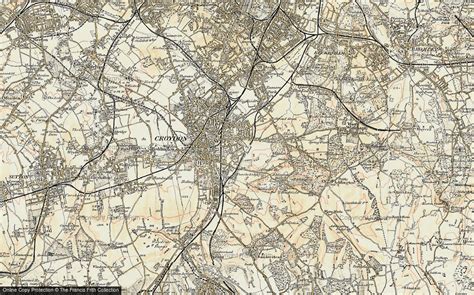 Historic Ordnance Survey Map of Croydon, 1897-1902