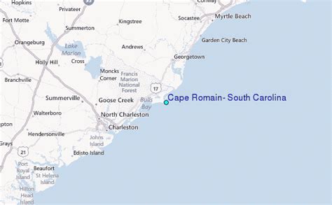 Cape Romain, South Carolina Tide Station Location Guide