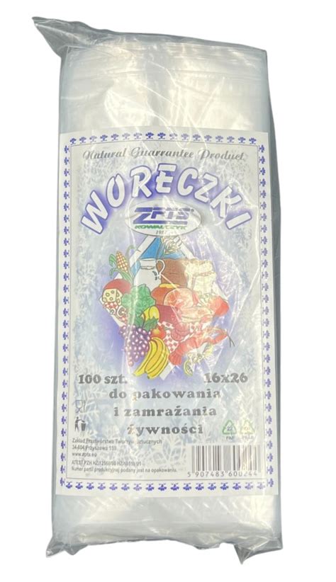 Zpts Kowalczyk Woreczki Na Mrożonki 16x26cm 100 Sztuk Zpts Kowalczyk Sklep Empikcom