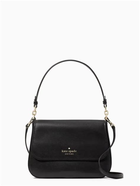 Staci Saffiano Leather Flap Shoulder Bag Kate Spade Surprise