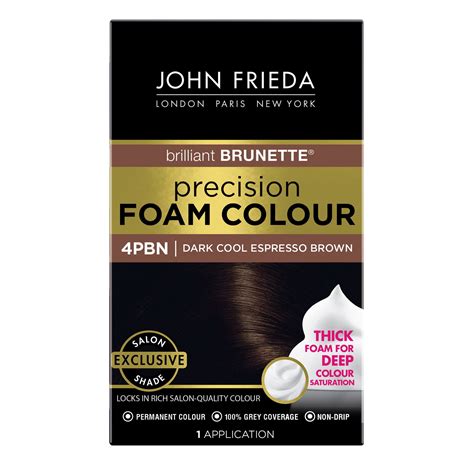 John Frieda Brilliant Brunette Permanent Precision Hair Color Foam