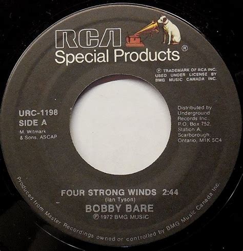 Bobby Bare - Four Strong Winds (1972, Vinyl) | Discogs