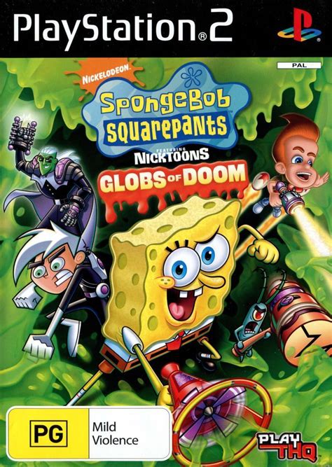 Spongebob Squarepants Featuring Nicktoons Globs Of Doom Box Shot For