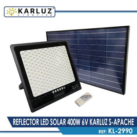 R7 REFLECTOR LED SOLAR 400W 3 2V KARLUZ S APACHE Karluz Lighting