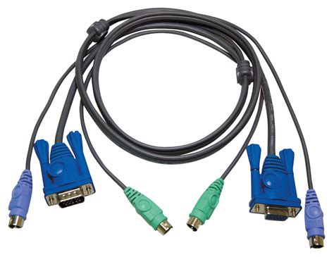 Kabel KVM PS 2 für PS 2 Computer 1 8m für CS78 82 84 88 C Kabel