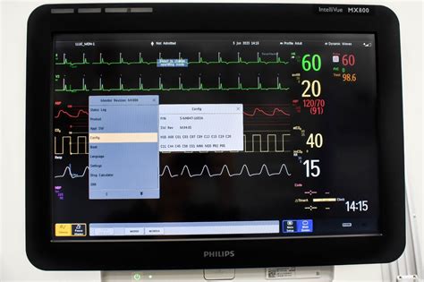 Philips Intellivue Mx800 Icupacu Patient Monitoring System Nibp Spo2