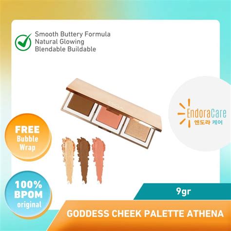 Esqa Trio Goddess Cheek Palette Athena Shopee Malaysia