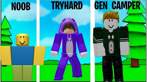 Types Of Roblox Bedwars Players Youtube