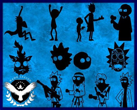 Rick And Morty Silhouette Art - Tabemono Wallpaper