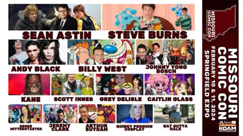 Missouri Comic Con Springfield Expo Center Events