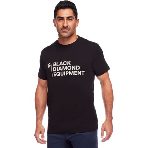 Black Diamond Stacked Logo T-Shirt - Men's - Clothing